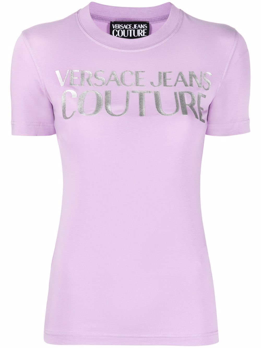 

Versace Jeans Couture playera con logo estampado - Morado