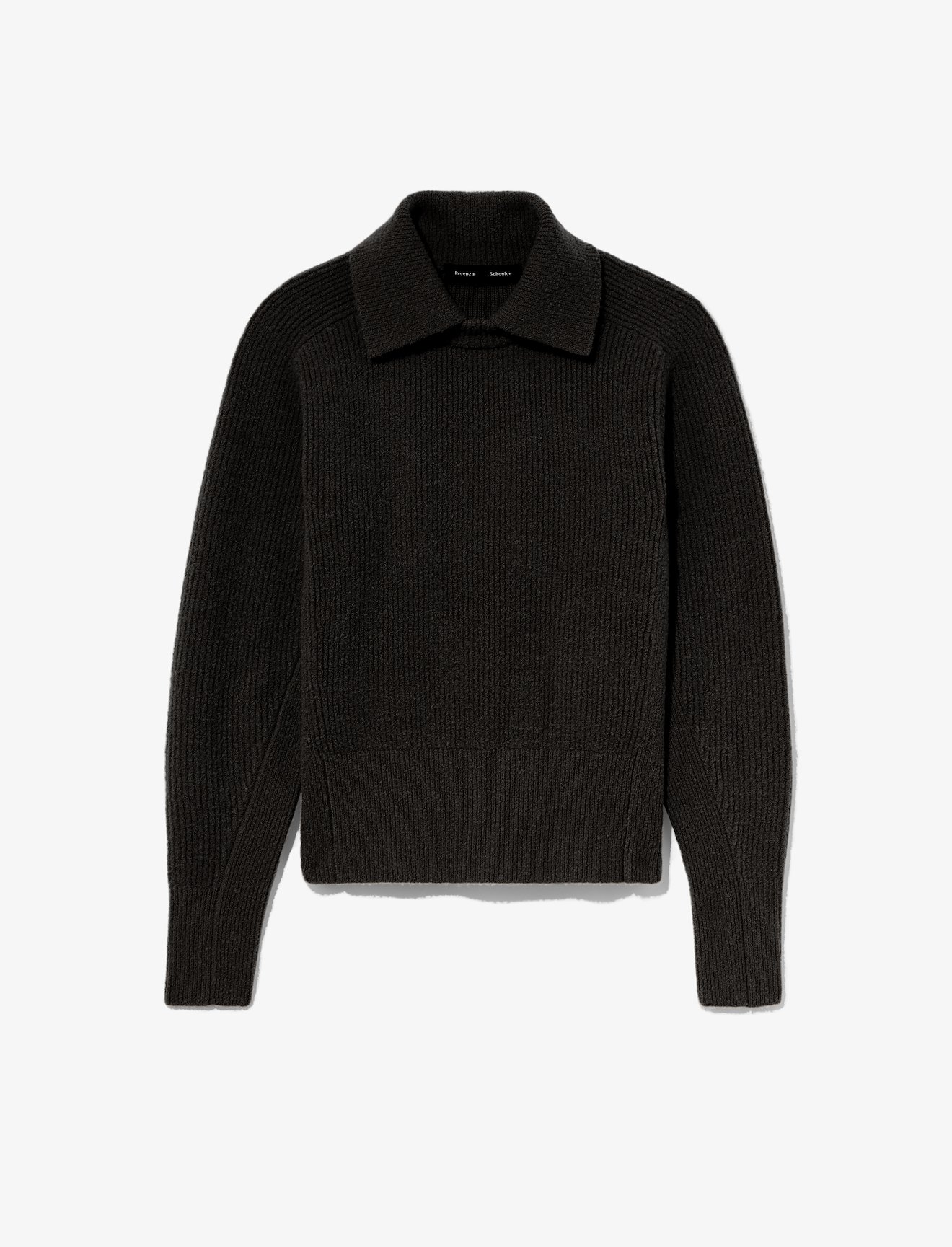Wool Cashmere Collared Sweater #5