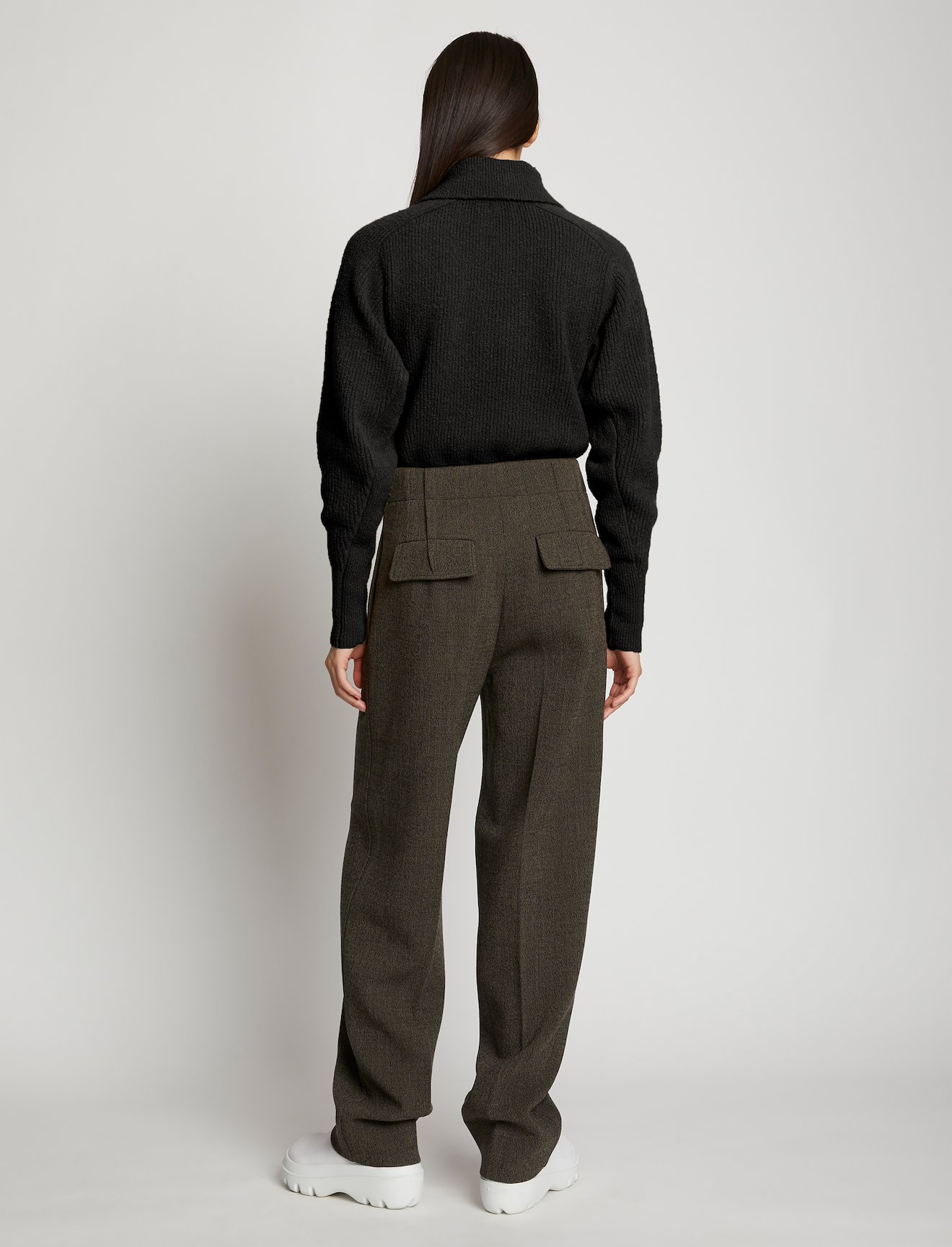 Wool Cashmere Collared Sweater #3