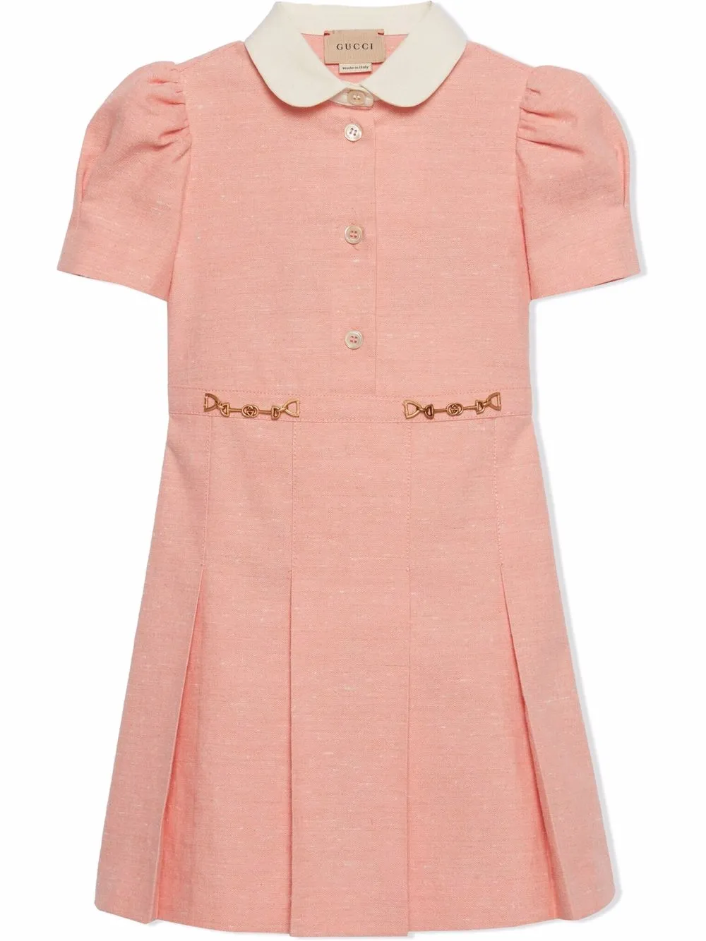 

Gucci Kids horsebit-detail dress - Pink