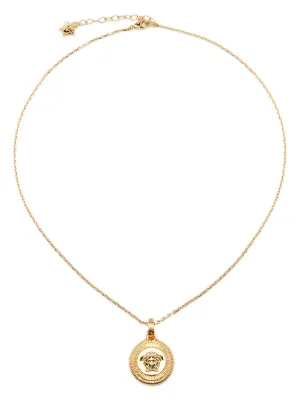 Versace Medusa dog-tag Chain Necklace - Farfetch