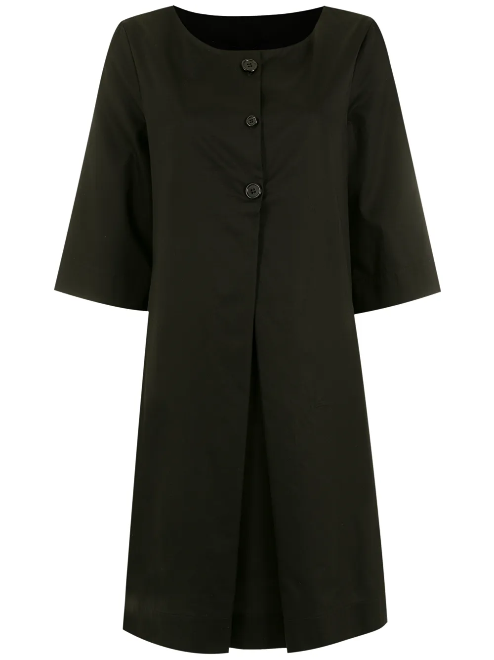 

Gloria Coelho vestido camisero oversize - Negro