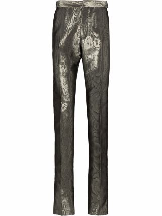 TOM FORD Moiré Tailored Trousers - Farfetch
