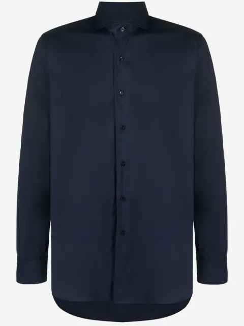 Xacus camisa con dobladillo redondeado