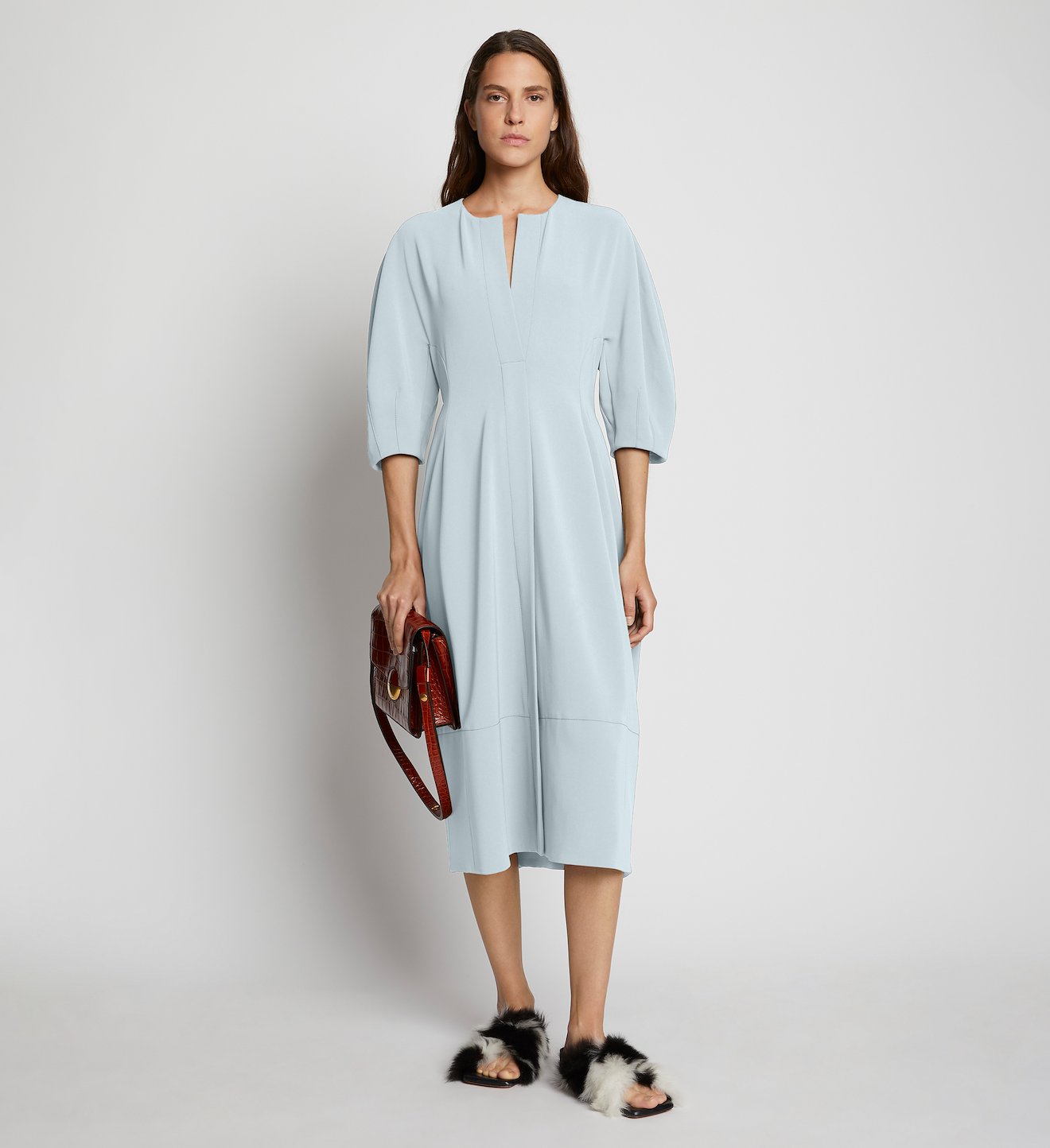 Matte Crepe Dress