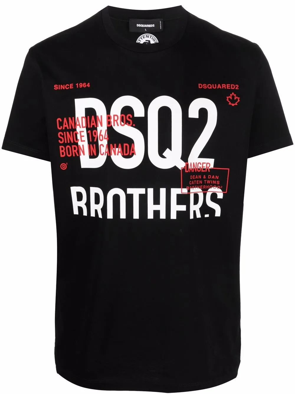 

Dsquared2 logo-print T-shirt - Black