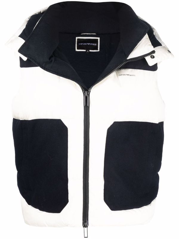 armani down gilet