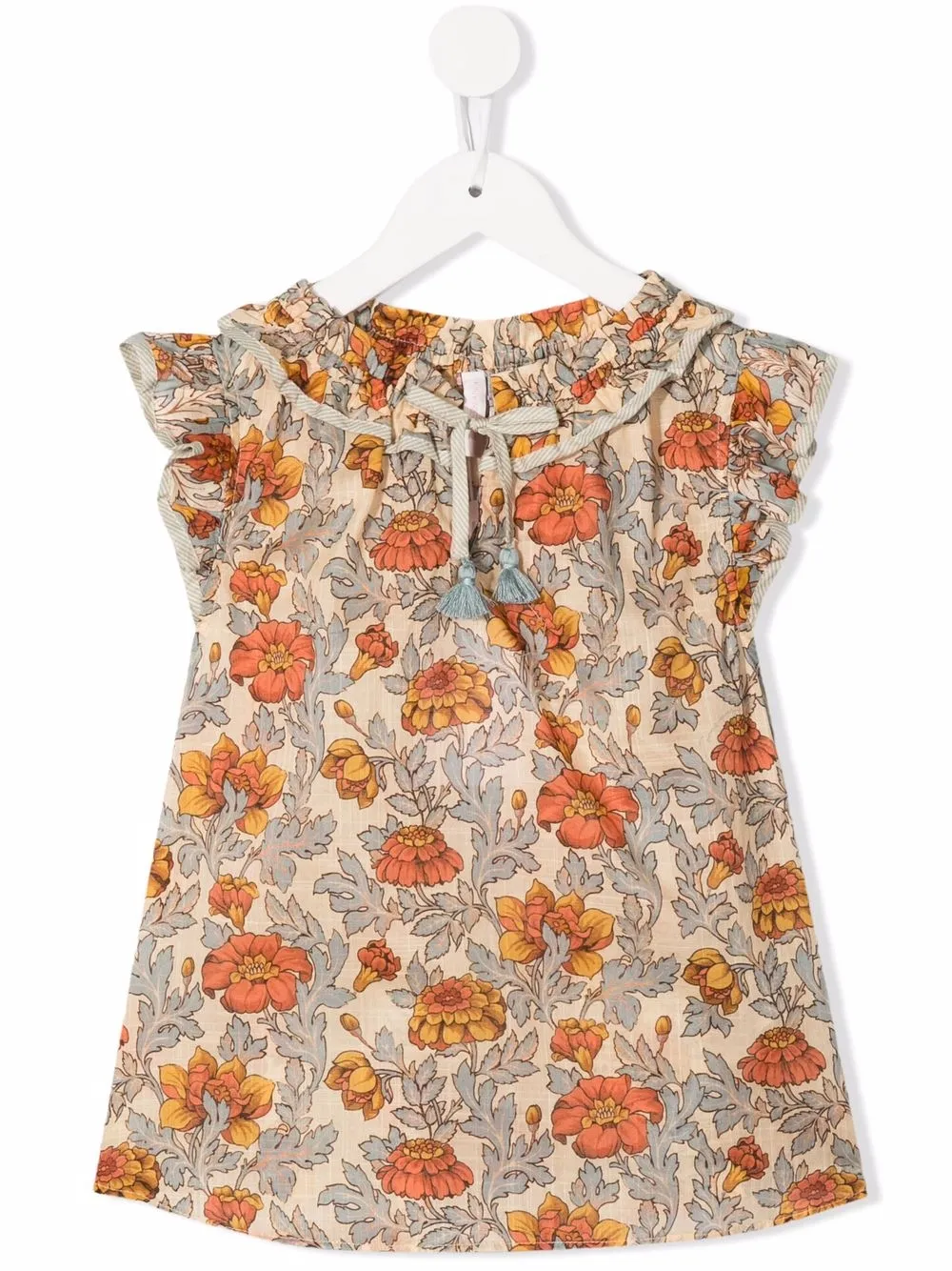 

ZIMMERMANN Kids blusa con estampado floral - Neutro