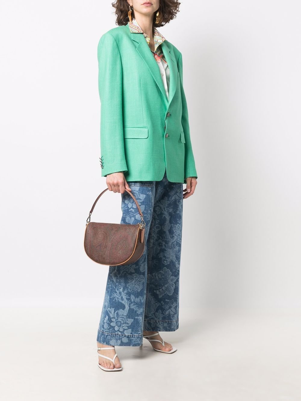 ETRO Colbert met knopen - Groen