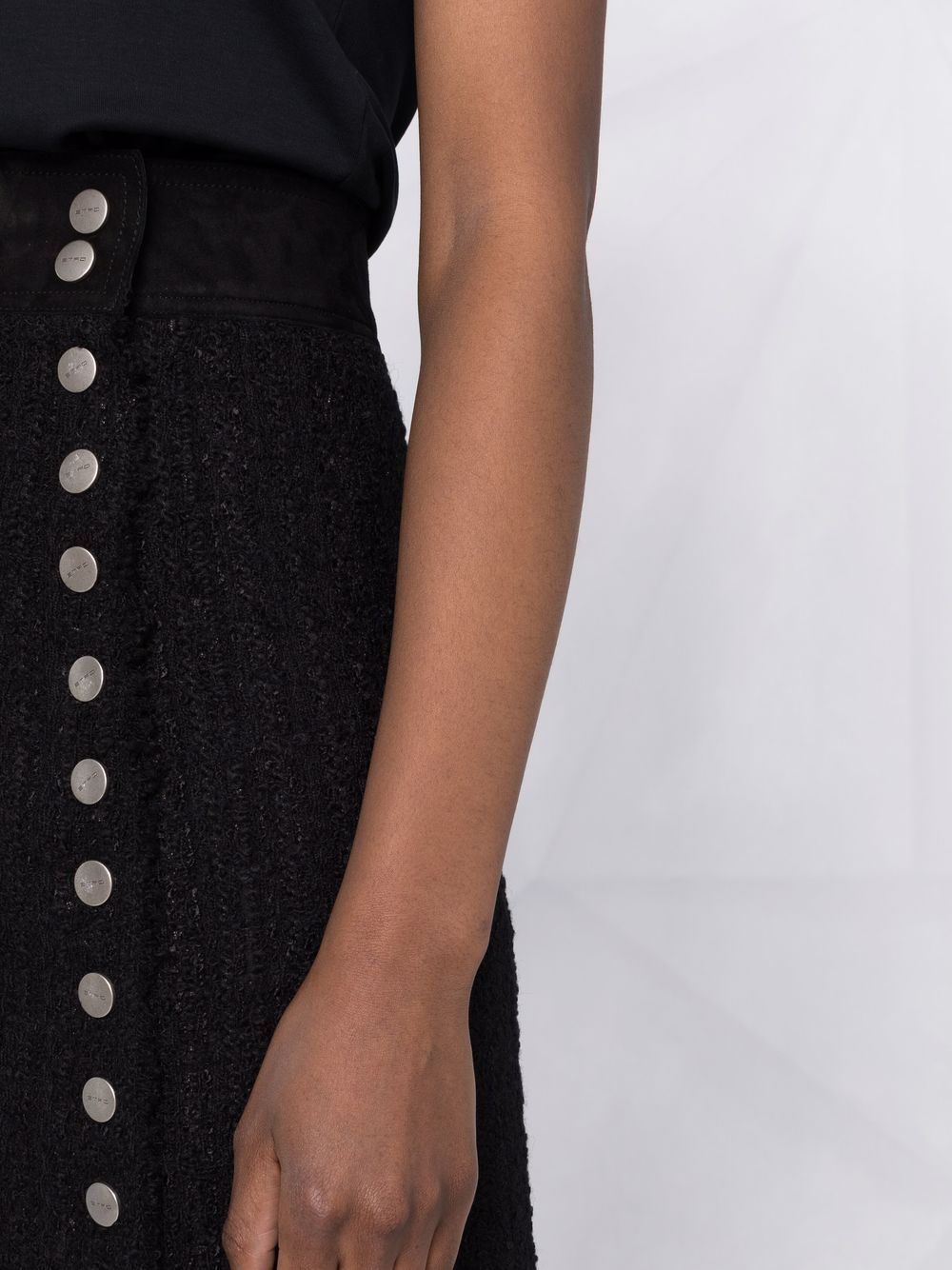 фото Etro юбка миди с завышенной талией