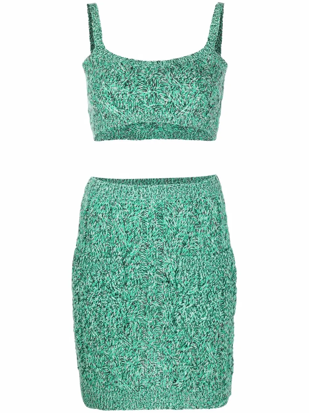 

ETRO conjunto de dos piezas tejidas - Verde
