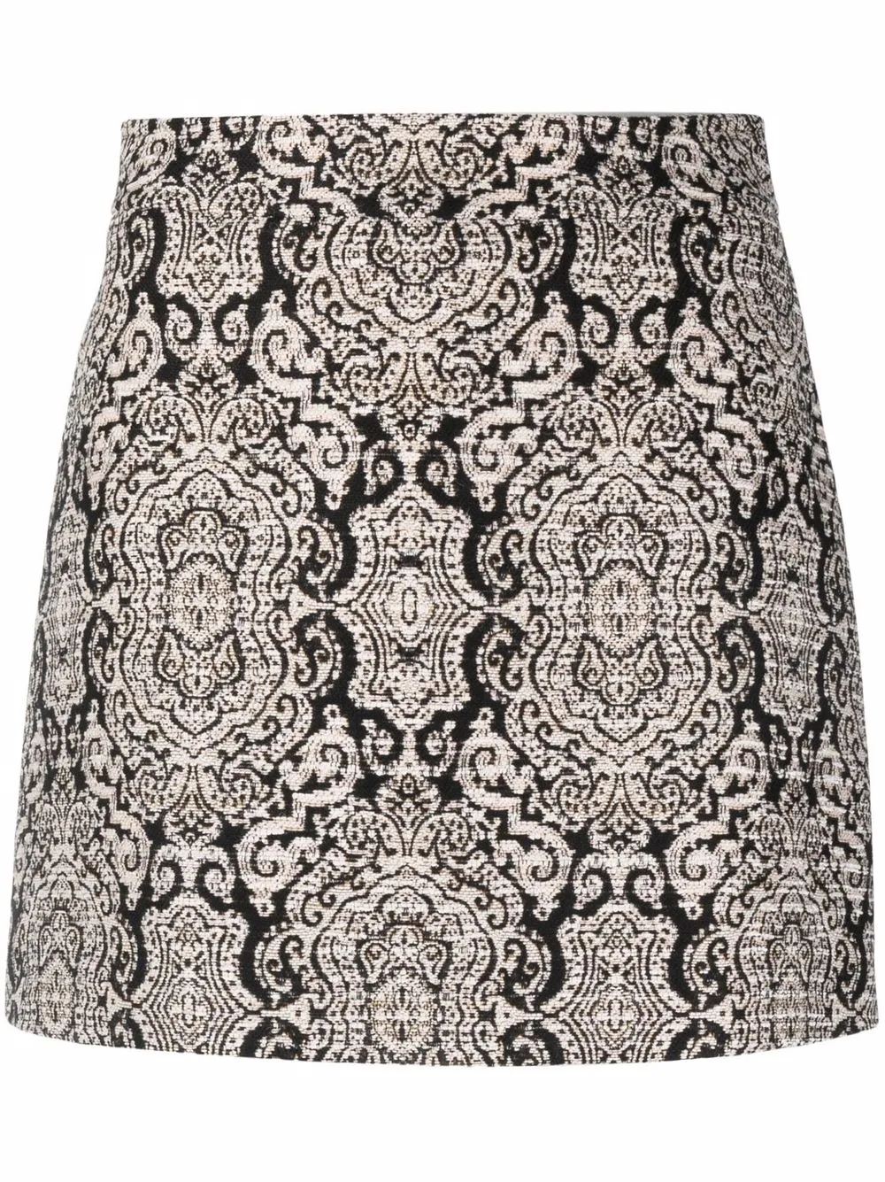 

ETRO falda con motivo de cachemira en jacquard - Negro