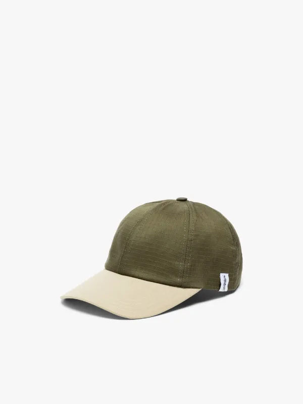 TIPPING Khaki Nylon & RAINTEC Baseball Cap | ACC-HA04
