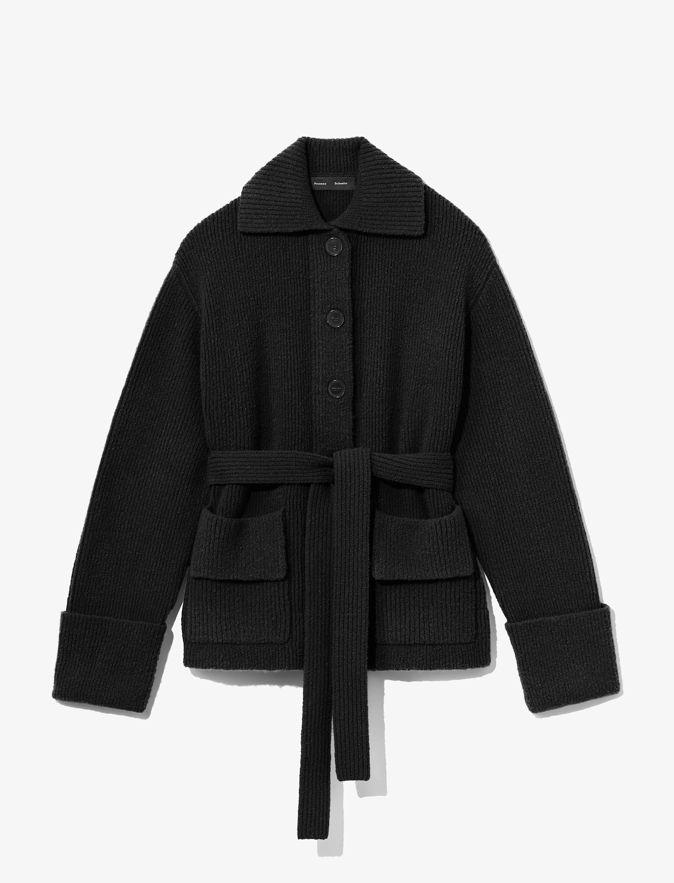 Wool Cashmere Belted Cardigan #4