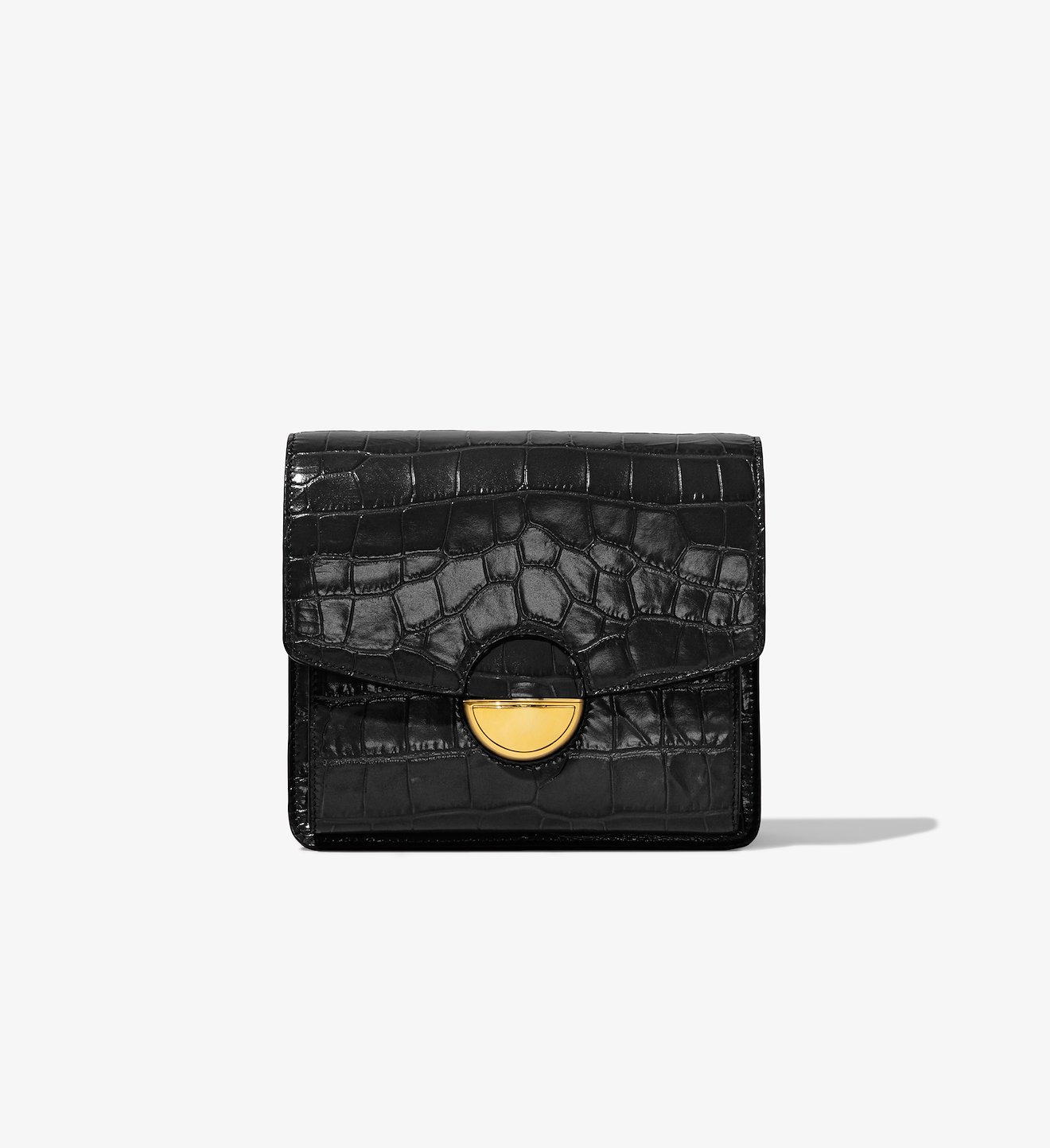 Embossed Croc Dia Day Bag