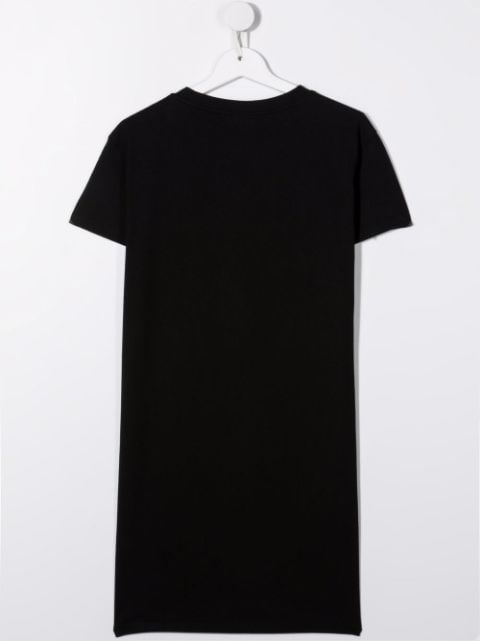 logo-print T-shirt dress