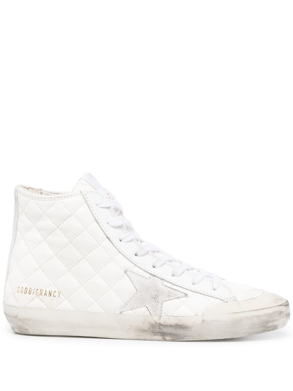 Francy quilted high-top sneakers