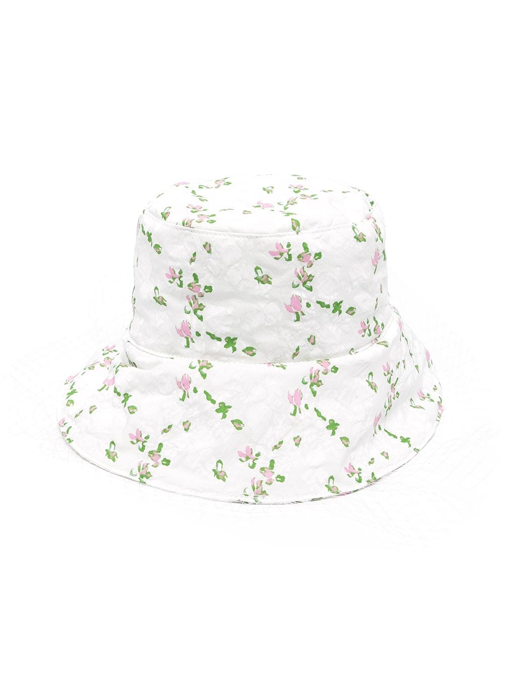 floral-print bucket hat