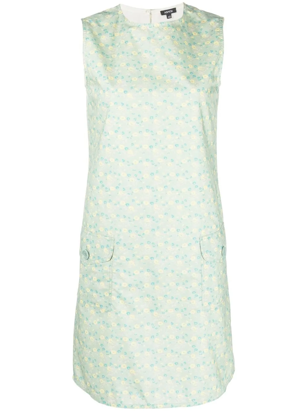 

ASPESI vestido mini con estampado floral - Verde