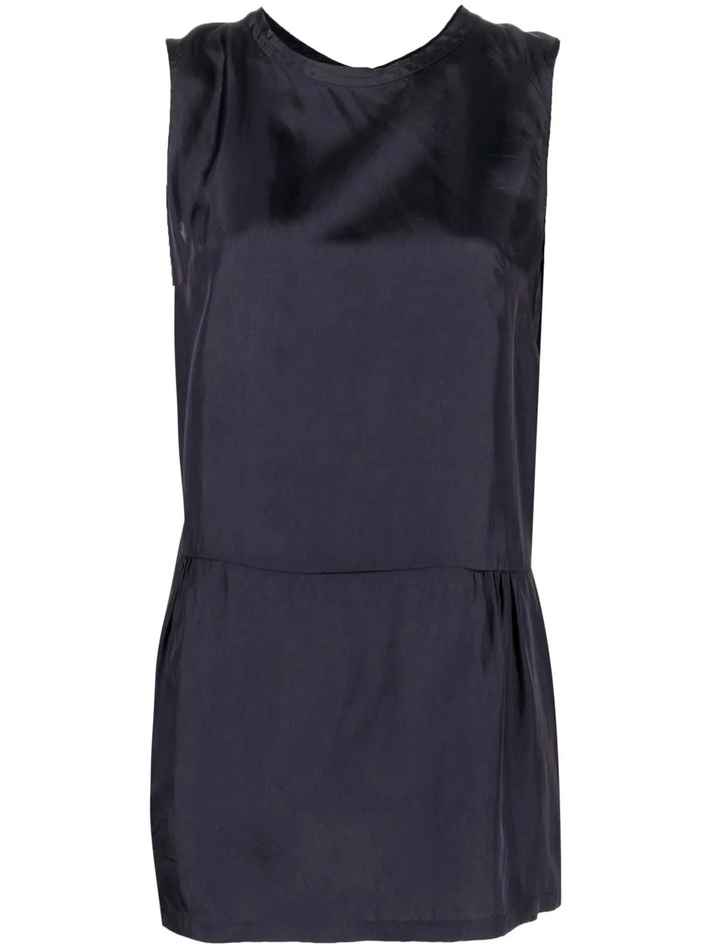 

ASPESI round neck sleeveless top - Blue