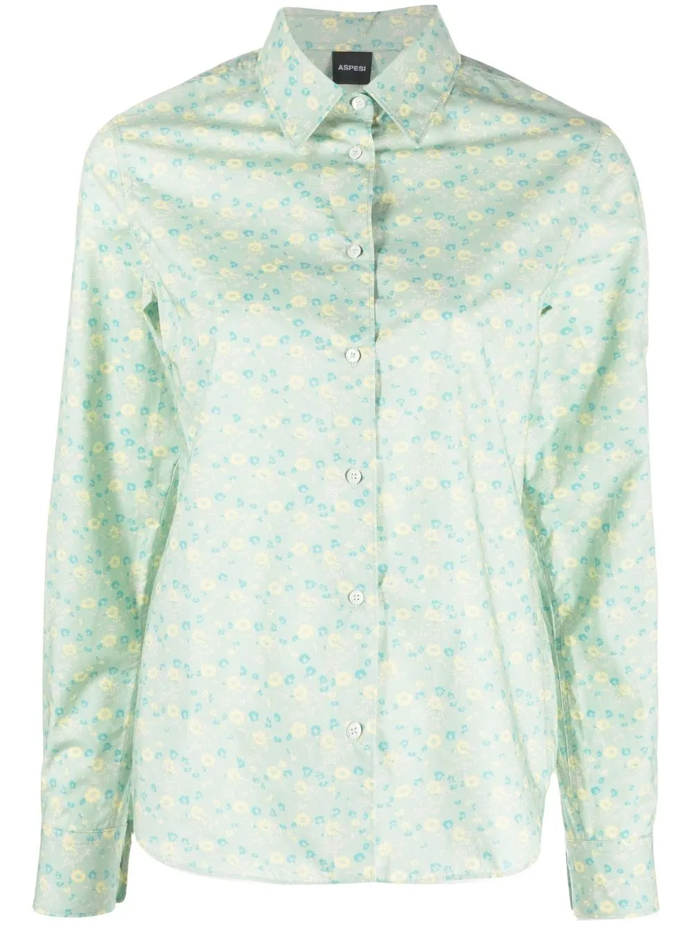 

ASPESI camisa con estampado floral - Verde