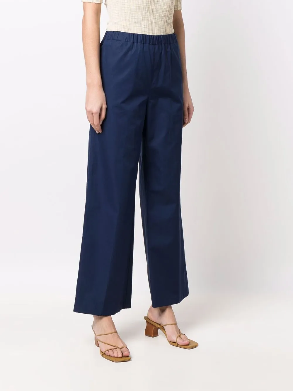  Aspesi Hose Im Cropped Design   Blau 