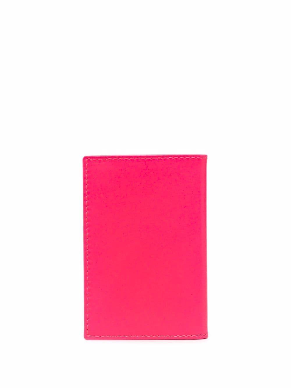 Comme Des Garçons Wallet Portemonnee met colourblocking - Roze