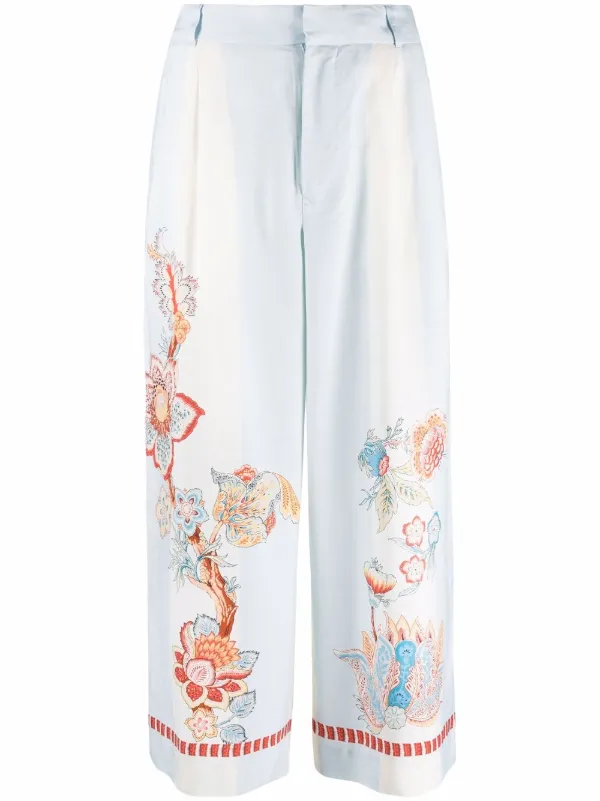 ETRO high-waisted graphic-print 