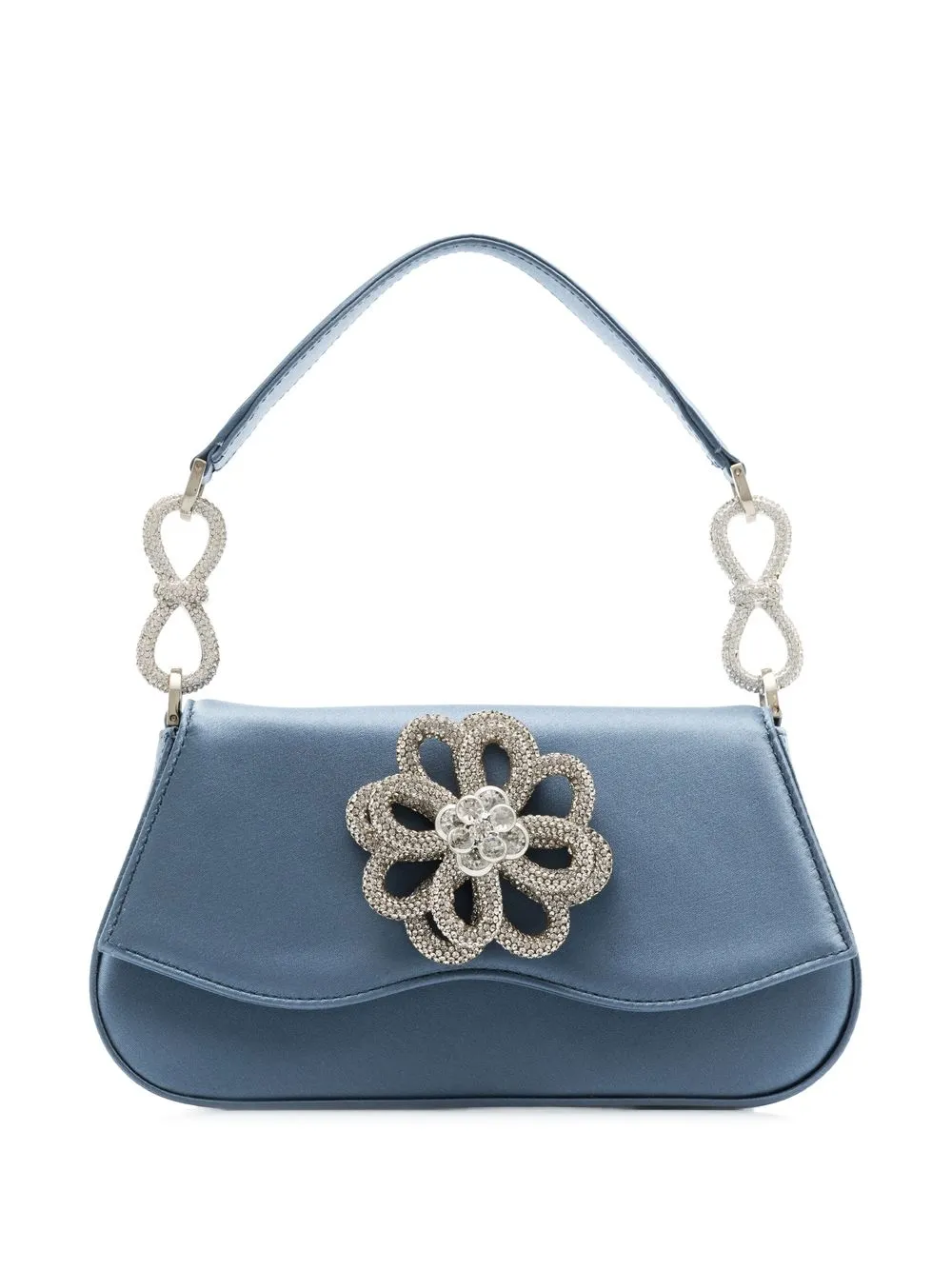 MACH&MACH EMBELLISHED-FLOWER SHOULDER BAG