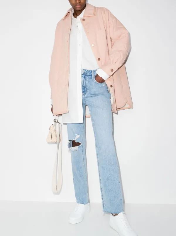 PAIGE straight-leg Ripped Jeans - Farfetch