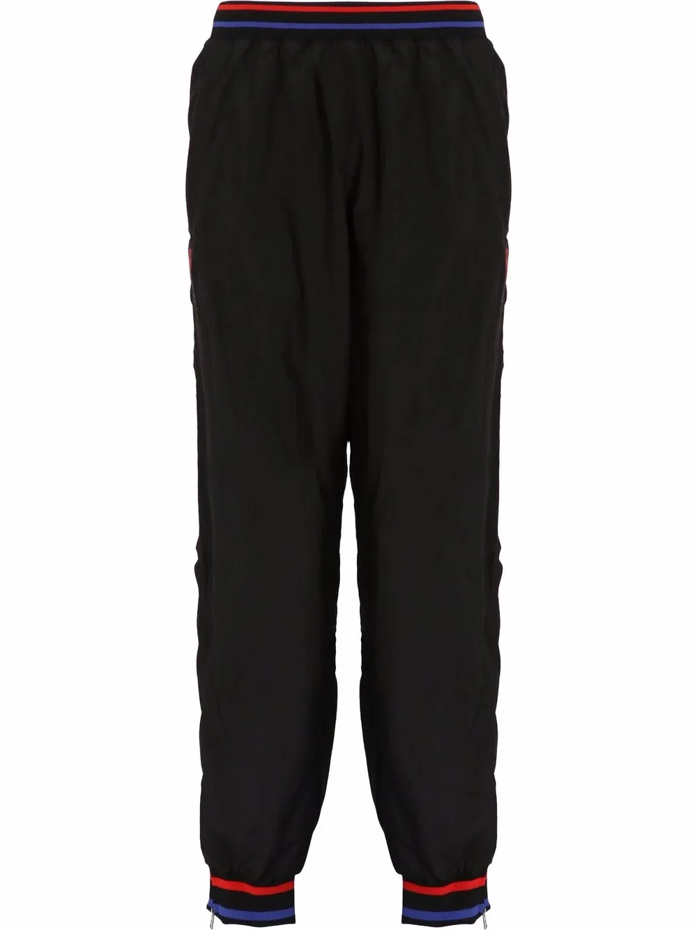 

BOSS pants holgados con logo estampado - Negro