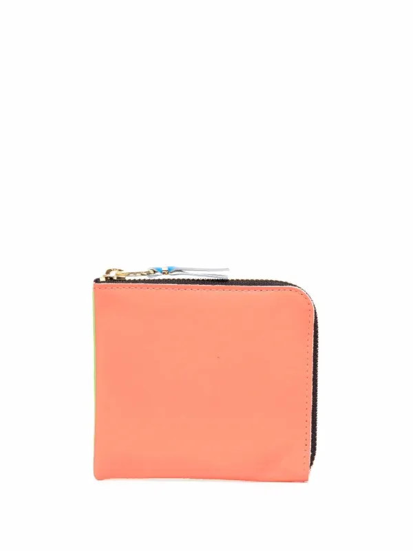 comme des garcons zip wallet small