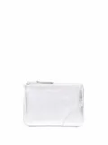 Comme Des Garçons Wallet extra-small metallic coin pouch - Silver