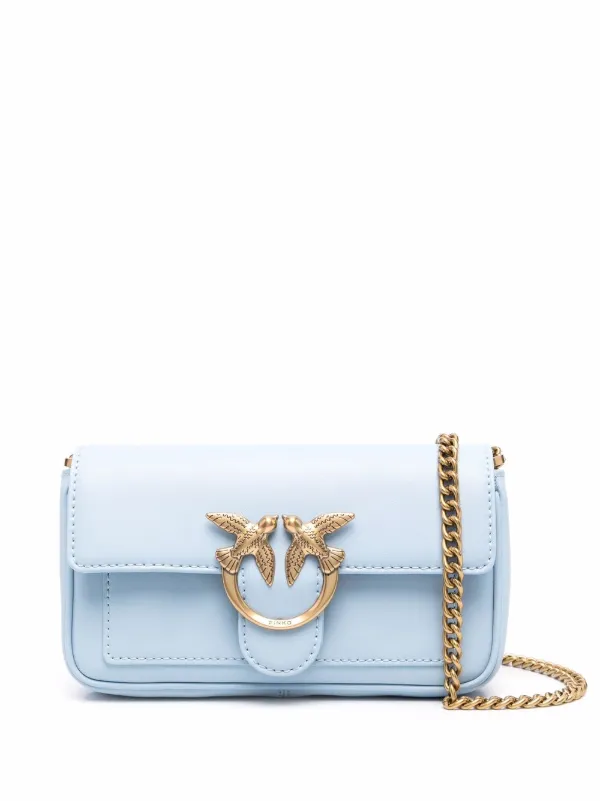 Bags Pinko for Women Light Blue Antique Gold