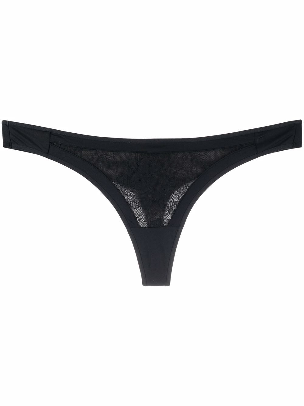 marlies dekkers wing power butterfly thong - black