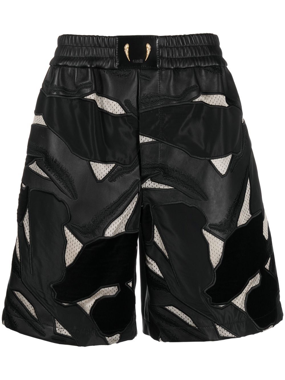 graphic-print shorts