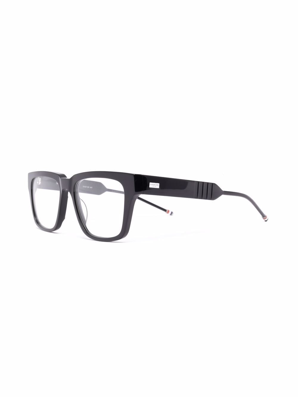 Thom Browne Eyewear Zonnebril met vierkant montuur - Zwart