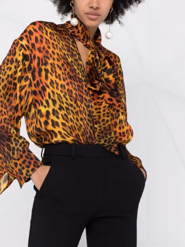 Roberto Cavalli leopard-print Blouse 
