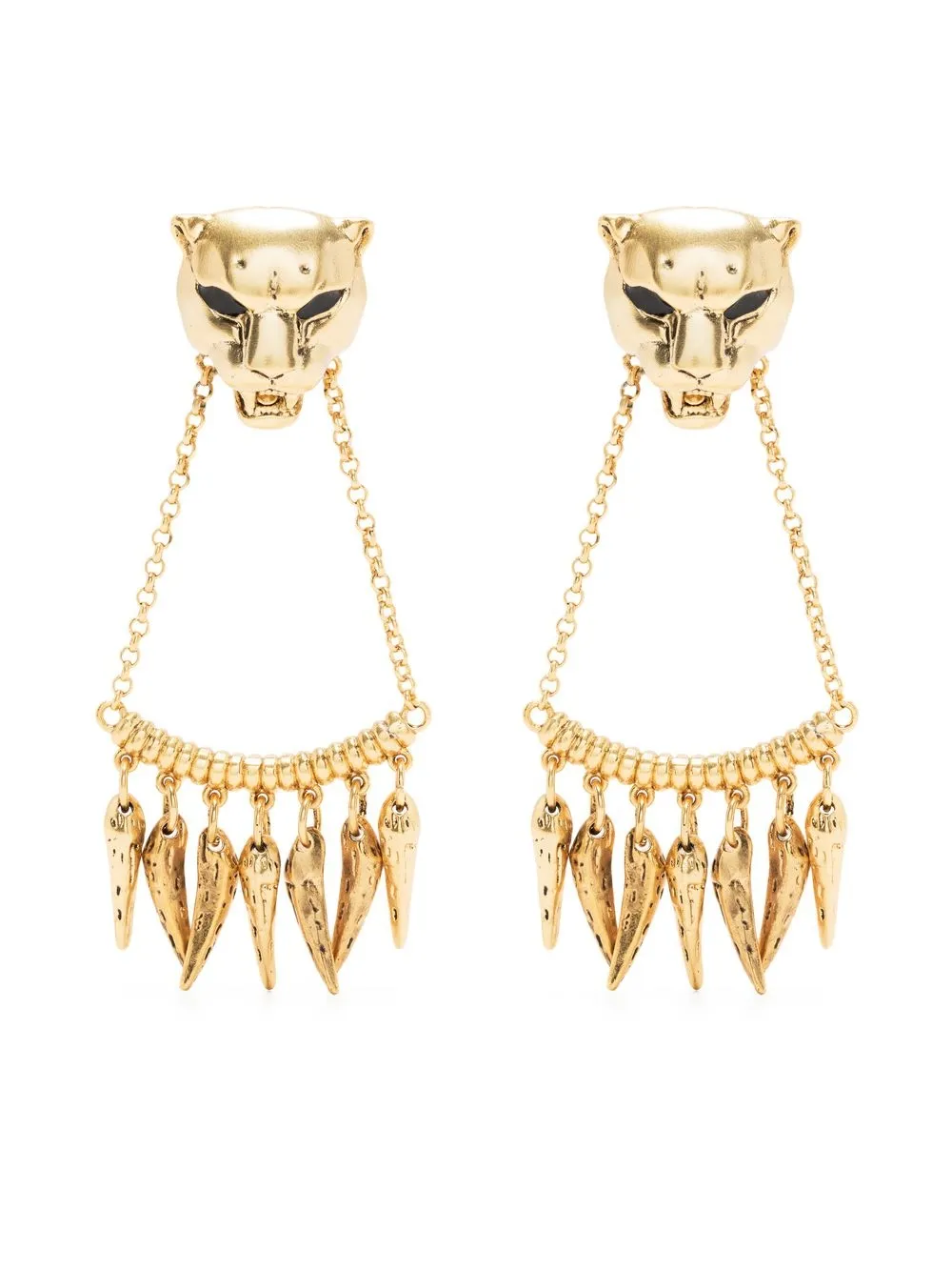 

Roberto Cavalli Panther pendant earring - Gold