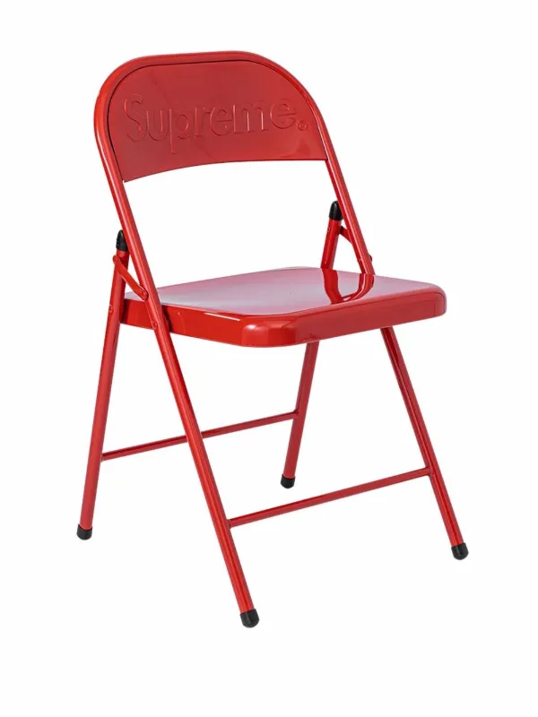Supreme Metal Folding Chair | Red | FARFETCH