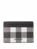 Burberry check-print cardholder - Brown