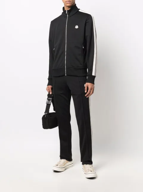moncler flag zip moletom com capuz