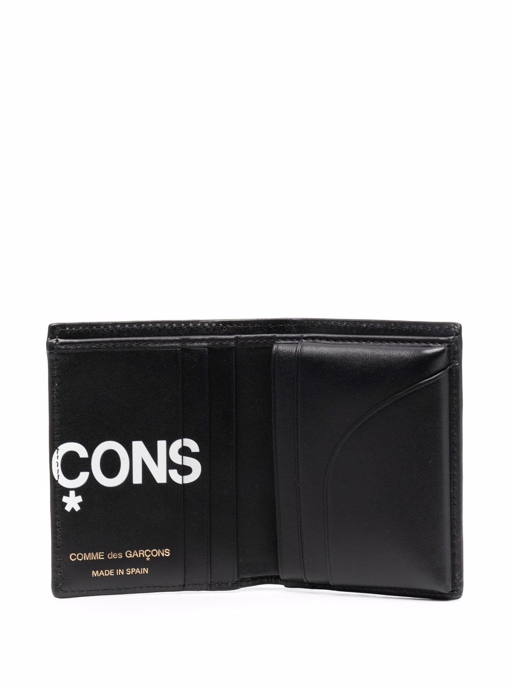 фото Comme des garçons wallet большой кошелек с логотипом