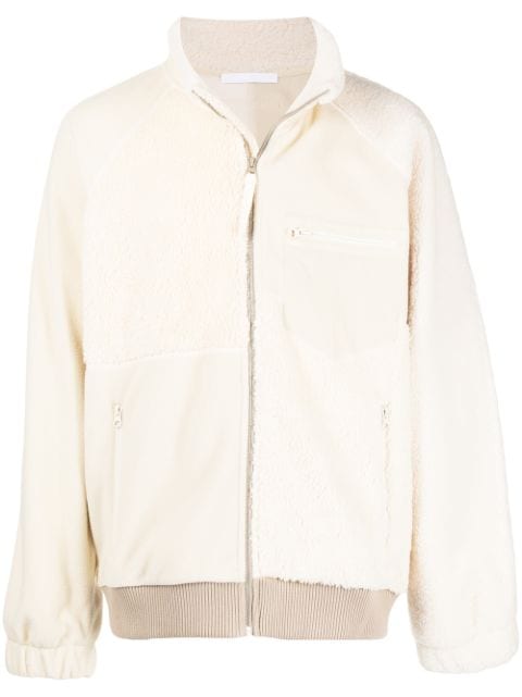 Helmut Lang zip-up fleece sweatshirt