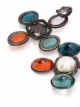 Saint Laurent Cross stone-embellished clip-on earrings