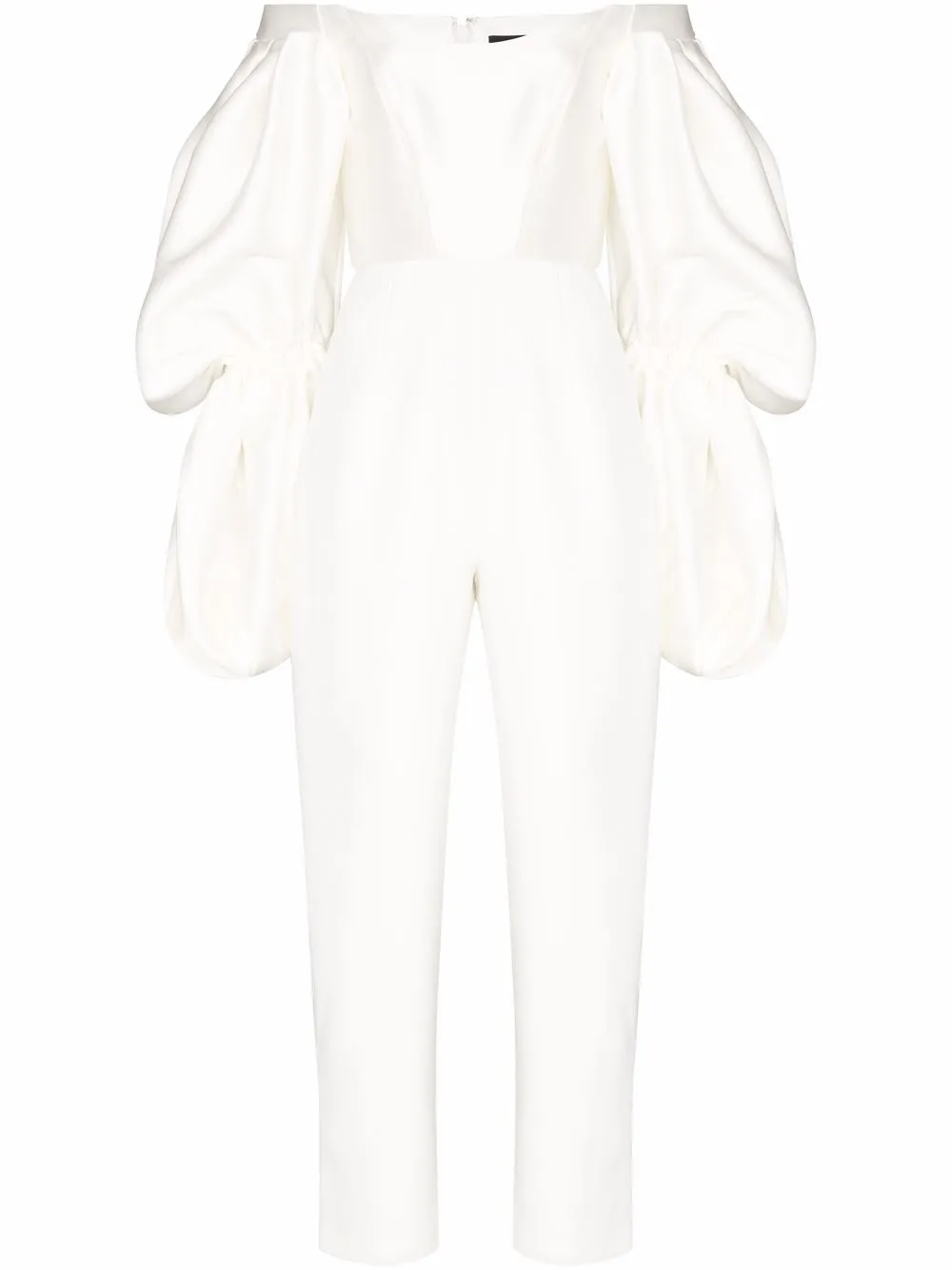 

Solace London Alba off-shoulder jumpsuit - White