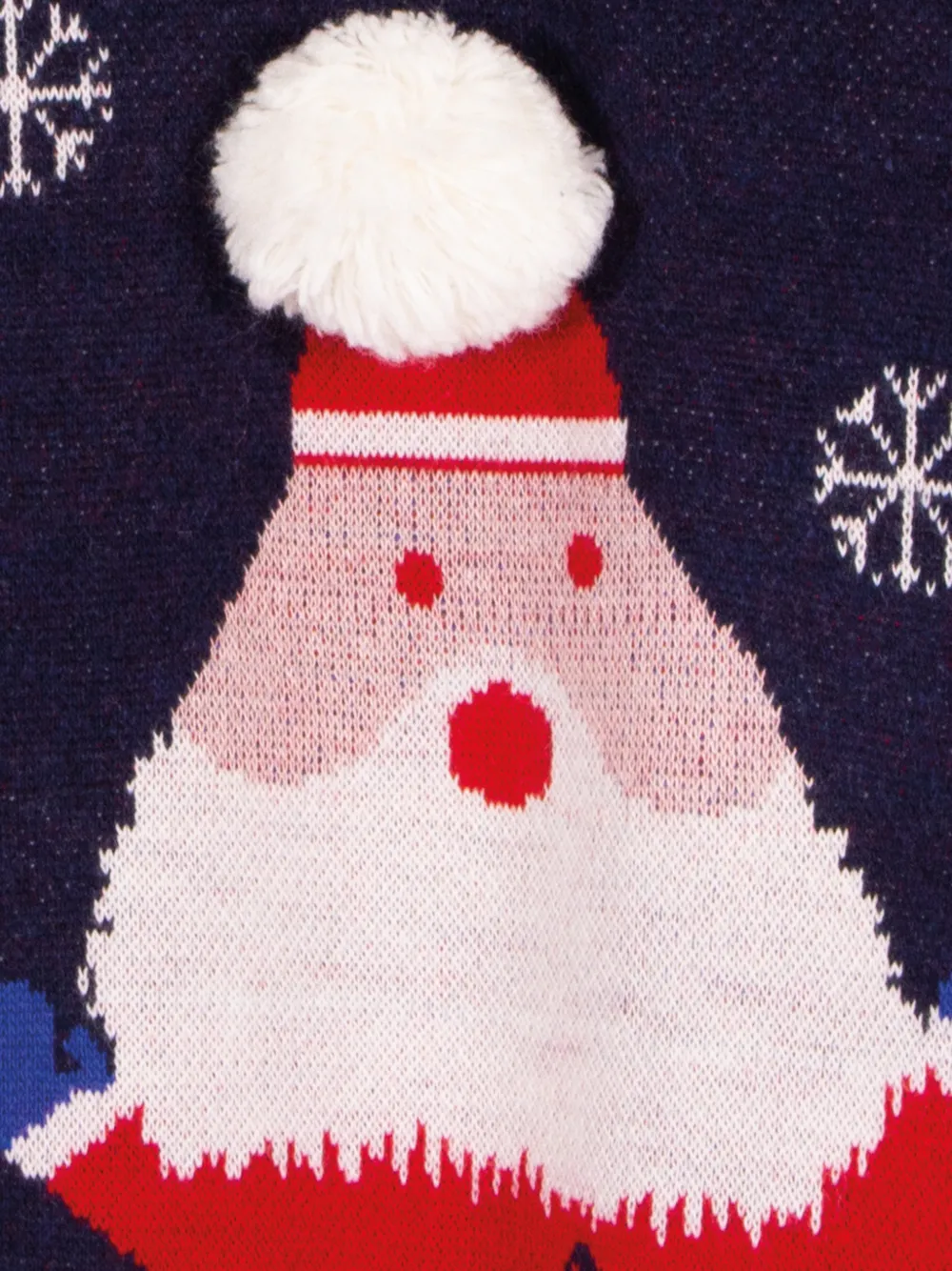 Siola Santa Claus trui met pompon Blauw