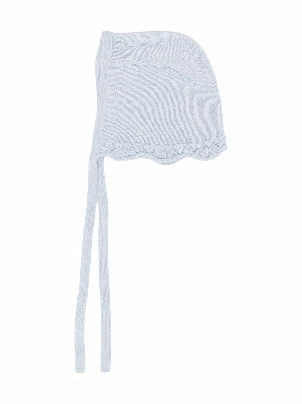 

Patachou tie-fastening knitted bonnet - Blue