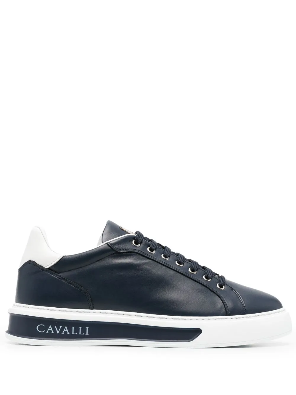 

Roberto Cavalli logo-print low-top sneakers - Blue