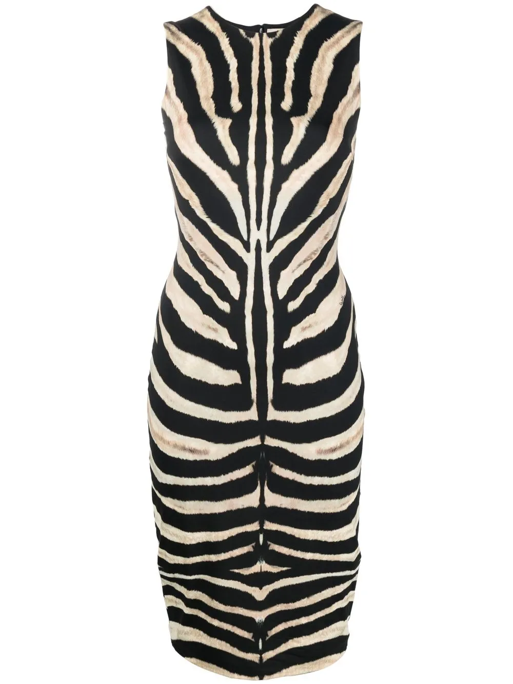

Roberto Cavalli sleeveless animal-print dress - Black